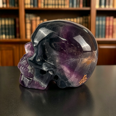 4.5 Inch Fluorite Crystal Skull — view 6