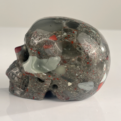 3 Inch African Bloodstone Crystal Skull — view 4