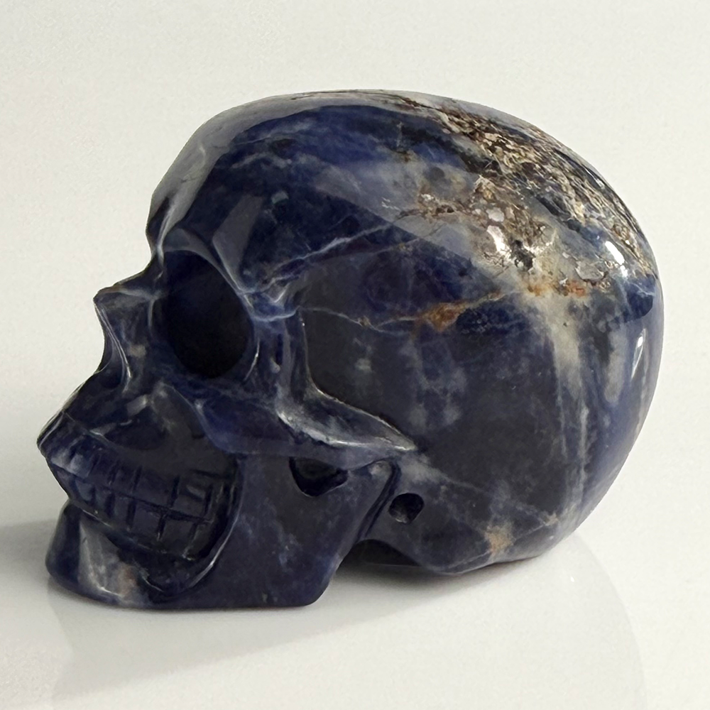 2 Inch Blue Lace Agate Crystal Skull – Skull — view 5