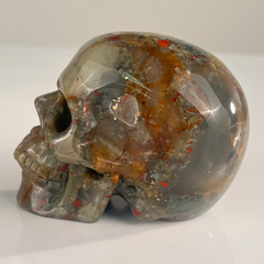 3 Inch African Bloodstone Crystal Skull — view 5