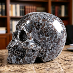 2 inch Yooperlite Crystal Skull — view 5