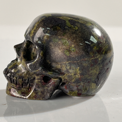 2 Inch Dragon Bloodstone Crystal Skull – Skull — view 5