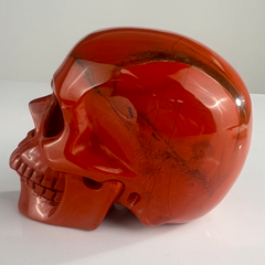 4.5 Inch Red Jasper Crystal Skull — view 3