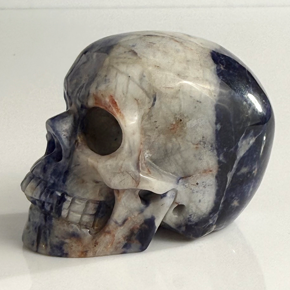 2 Inch Blue Lace Agate Crystal Skull – Skull — view 5