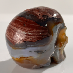 3 Inch Volcanic Agate Crystal Skull — view 3