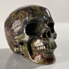 3 Inch Dragon Bloodstone Crystal Skull — view 6