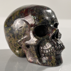 3 Inch Dragon Bloodstone Crystal Skull — view 2