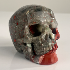 3 Inch African Bloodstone Crystal Skull — view 7