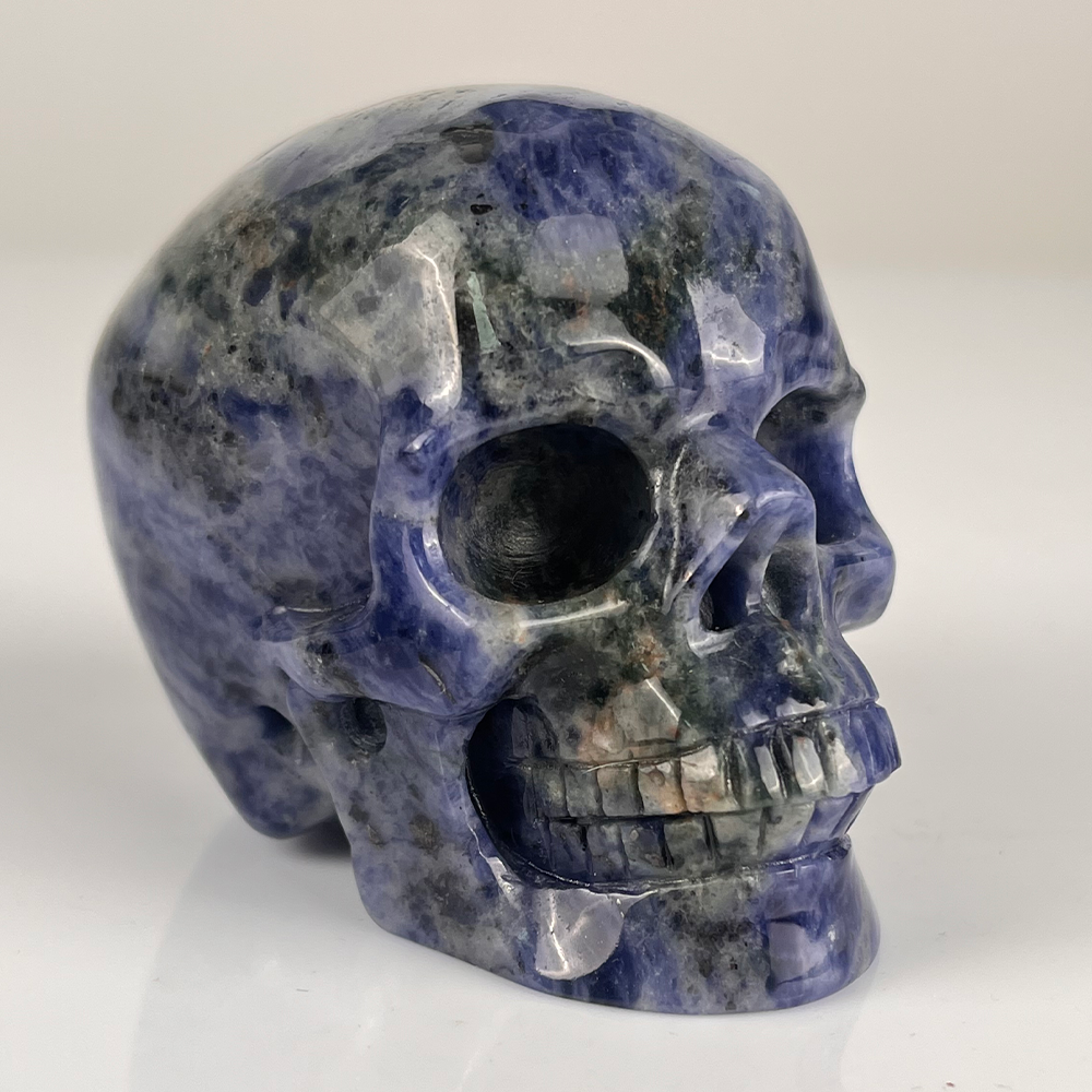 3 Inch Blue Lace Agate Crystal Skull – Gemstone — view 6