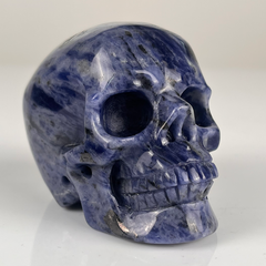 3 Inch Blue Lace Agate Crystal Skull – Gemstone — view 2