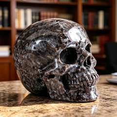 4.5 inch Yooperlite Crystal Skull — view 3