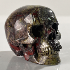2 Inch Dragon Bloodstone Crystal Skull – Skull — view 2