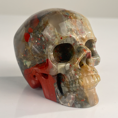 3 Inch African Bloodstone Crystal Skull — view 2