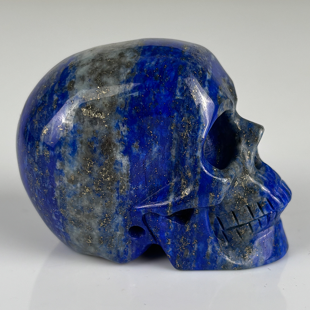 2 inch Lapis Lazuli Crystal Skull — view 3