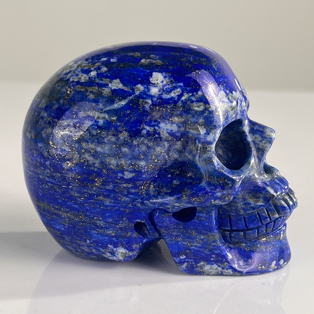 3 inch Lapis Lazuli Crystal Skull — view 4