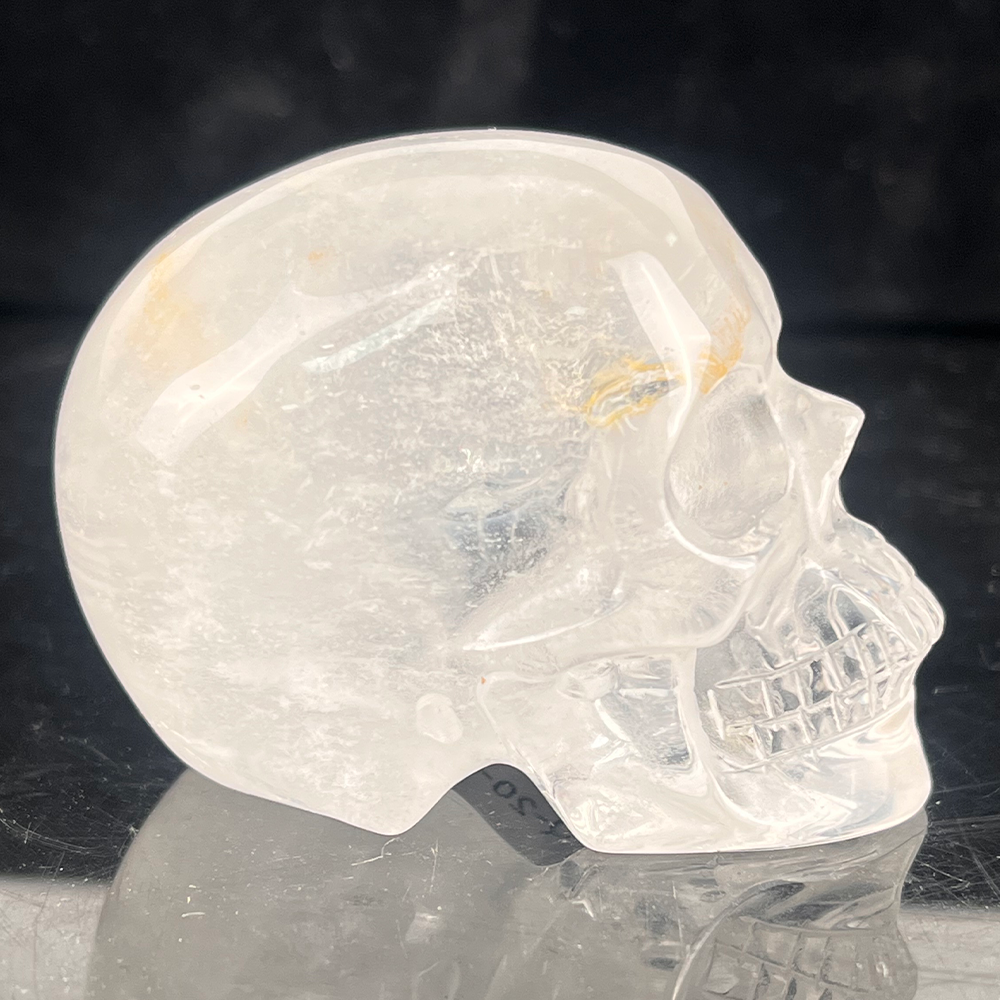 2 Inch Clear Quartz Crystal Skull – Skull — view 3