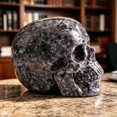 4.5 inch Yooperlite Crystal Skull — view 4