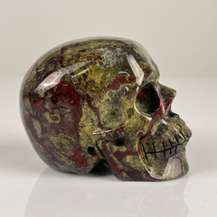 3 Inch Dragon Bloodstone Crystal Skull — view 3