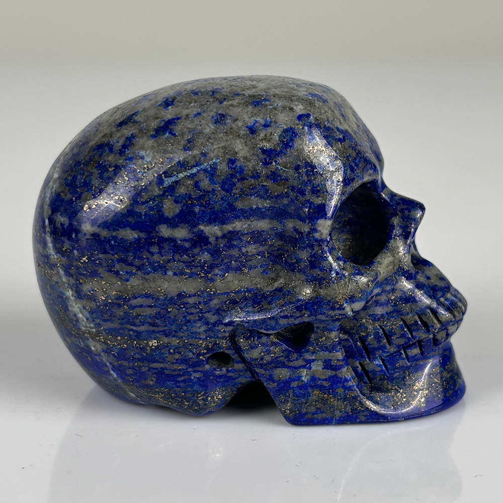 2 inch Lapis Lazuli Crystal Skull — view 3