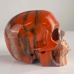 4.5 Inch Red Jasper Crystal Skull — view 5