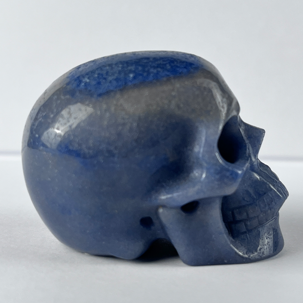 2 Inch Blue Aventurine Crystal Skull – Skull — view 6