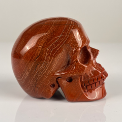 3 Inch Red Jasper Crystal Skull — view 3