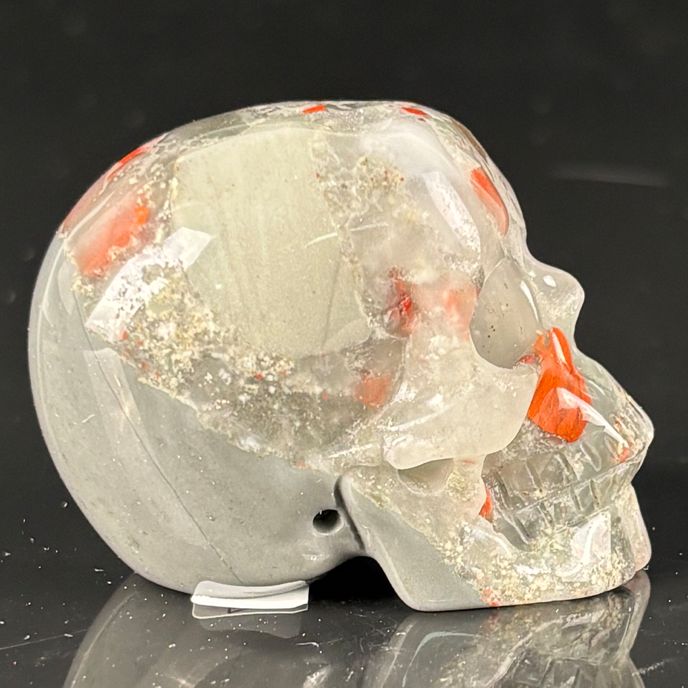 2 Inch African Bloodstone Crystal Skull – Skull — view 3