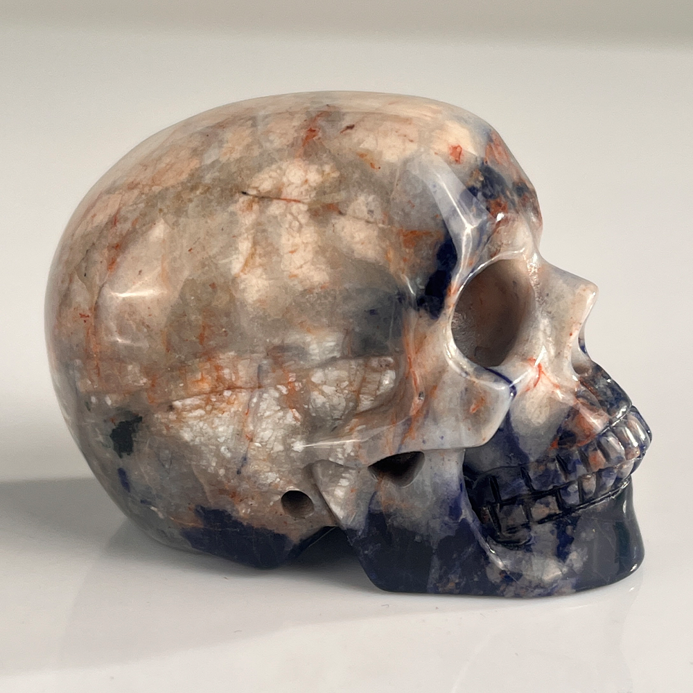 2 Inch Blue Lace Agate Crystal Skull – Skull — view 3