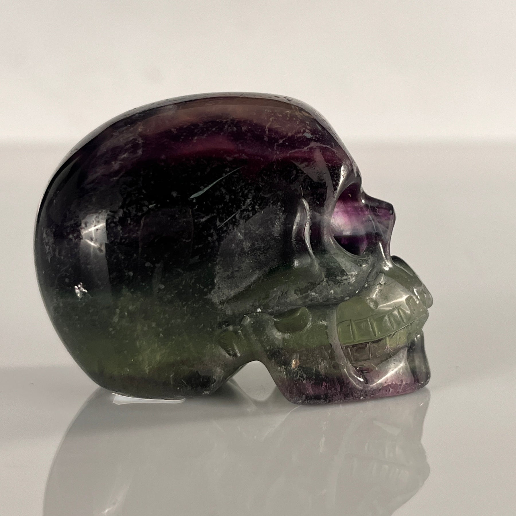 2 Inch Fluorite Crystal Skull — view 3