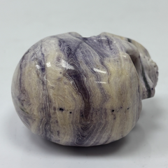 3 inch Purple Peacock Stone Crystal Skull - Gemstone — view 8