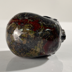 3 Inch Dragon Bloodstone Crystal Skull — view 8