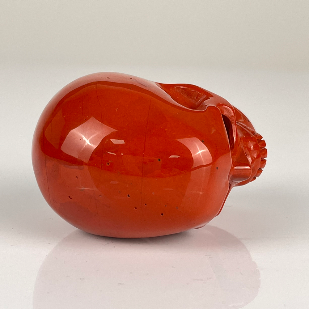 2 Inch Red Jasper Crystal Skull — view 8