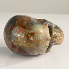 3 Inch African Bloodstone Crystal Skull — view 8