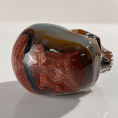 3 Inch Volcanic Agate Crystal Skull — view 8