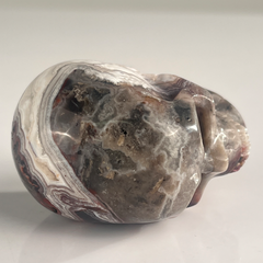 2 Inch Red Crazy Lace Agate Crystal Skull – Skull — view 8