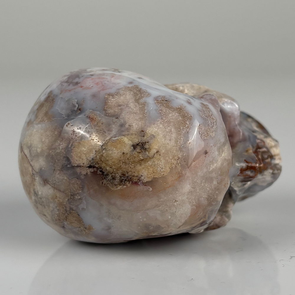 2 Inch Blue Flower Agate Crystal Skull – Skull — view 8