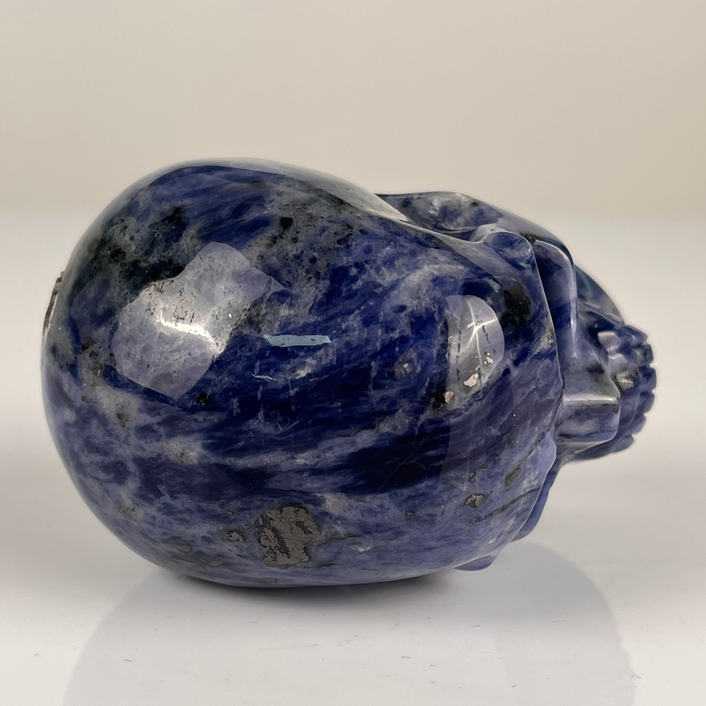 3 Inch Blue Lace Agate Crystal Skull – Gemstone — view 8