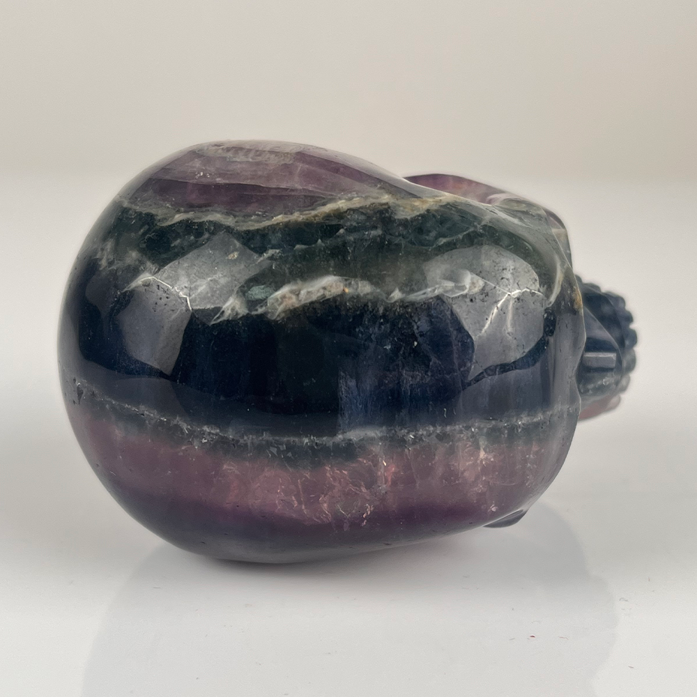 3 Inch Fluorite Crystal Skull — view 8