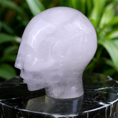 3.8 Inch Angola Quartz Alien Crystal Skull — view 6