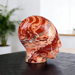 2 Inch Red Jasper Alien Crystal Skull – Skull — view 4