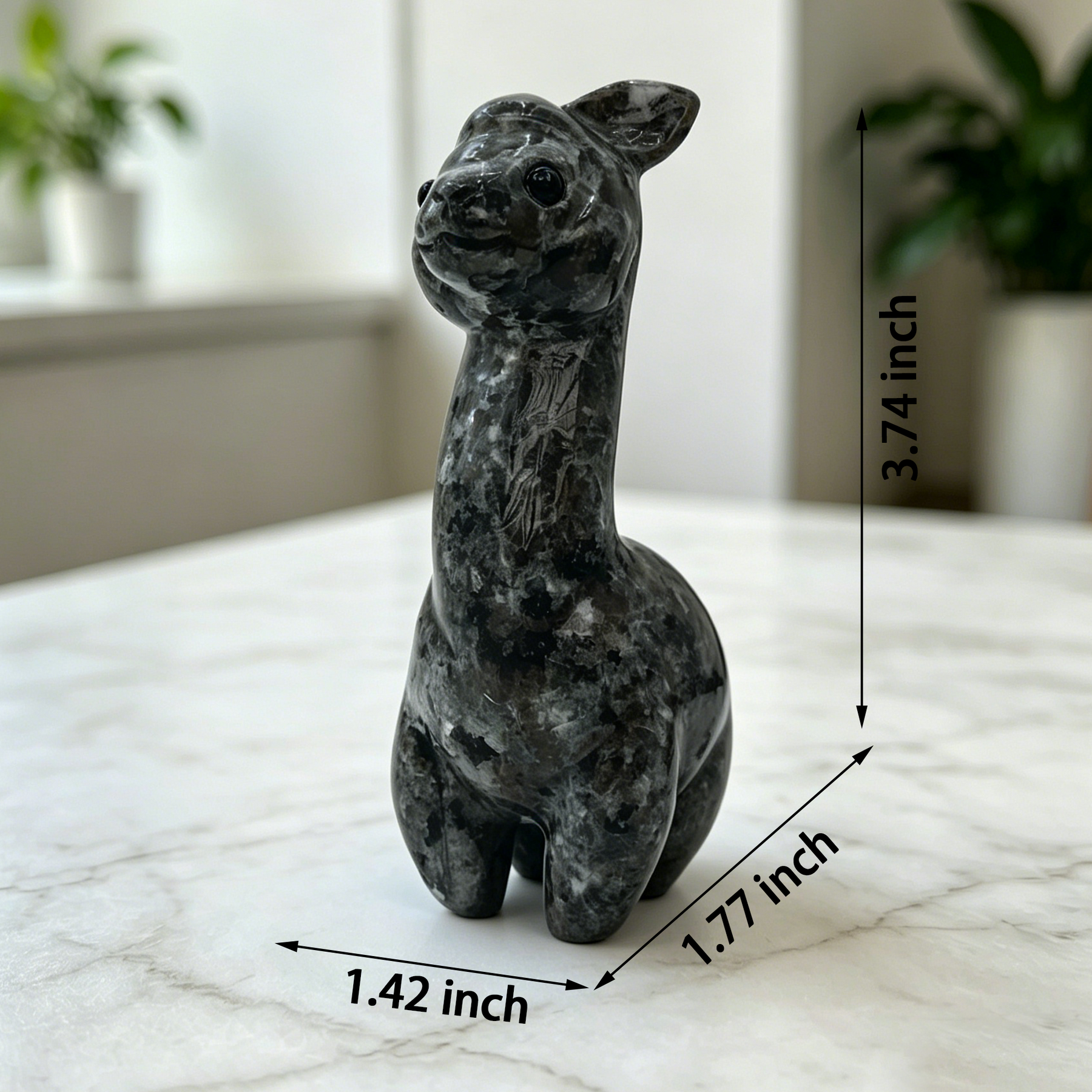 Fire Stone Alpaca Jade Carving - Carving — view 2