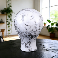 3.8 Inch Howlite Alien Crystal Skull — view 5