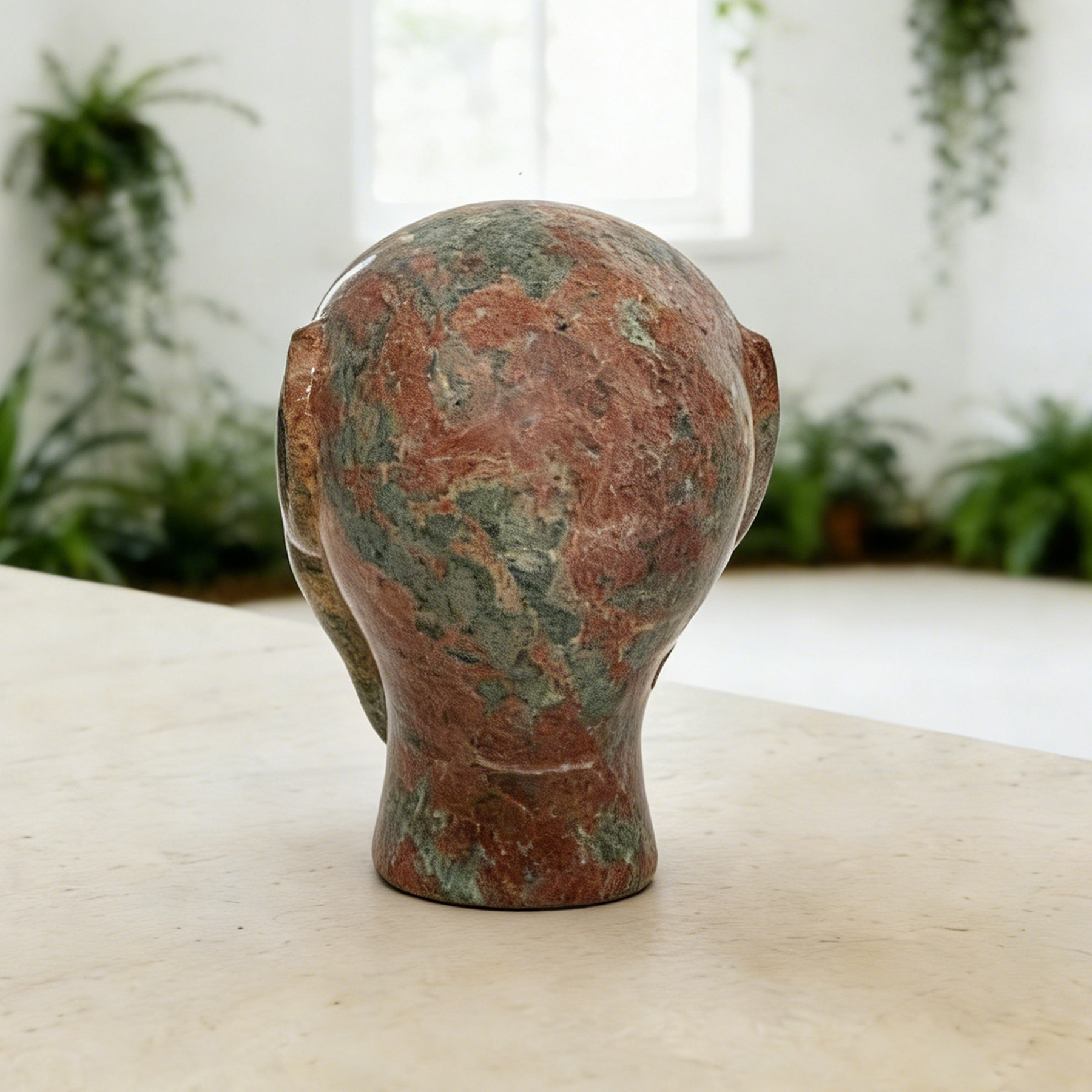 3 Inch Leopard Skin Jasper Alien Crystal Skull — view 5