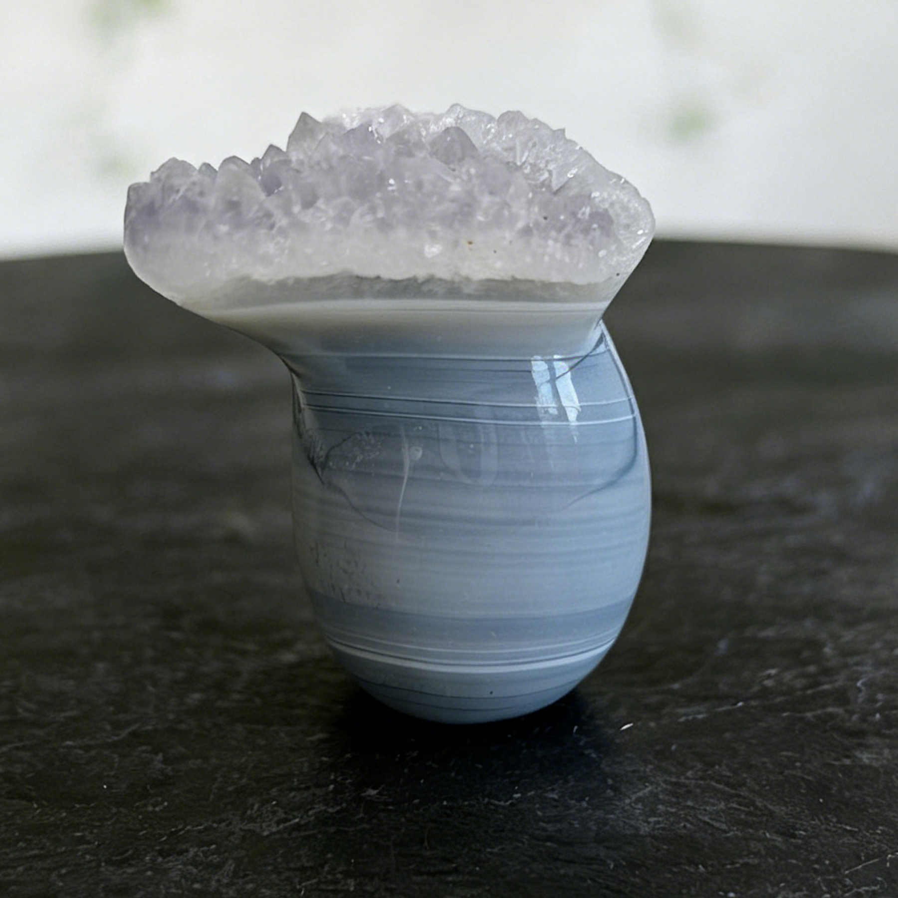 2.64 inch Amethyst Cluster Crown Crystal Skull - Natural Crystal — view 4