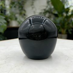See No Evil Black Obsidian Skull - Natural Stone — view 4