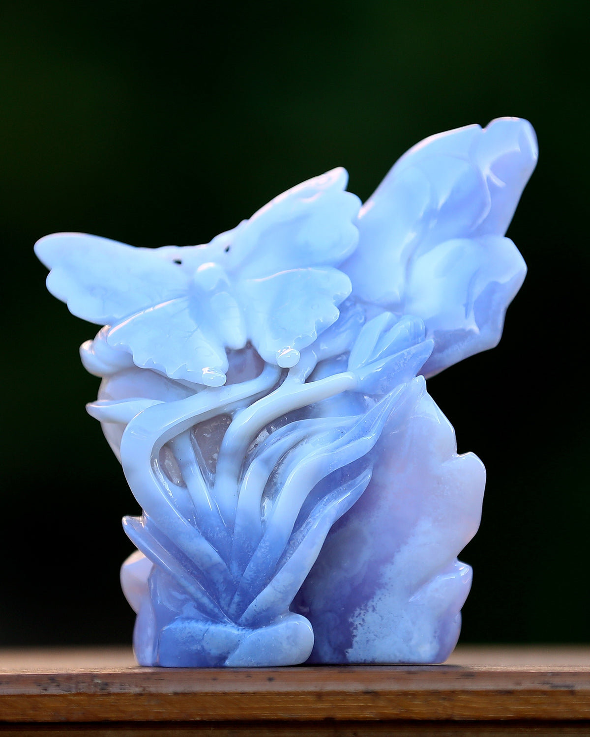Blue Lace Agate Butterfly