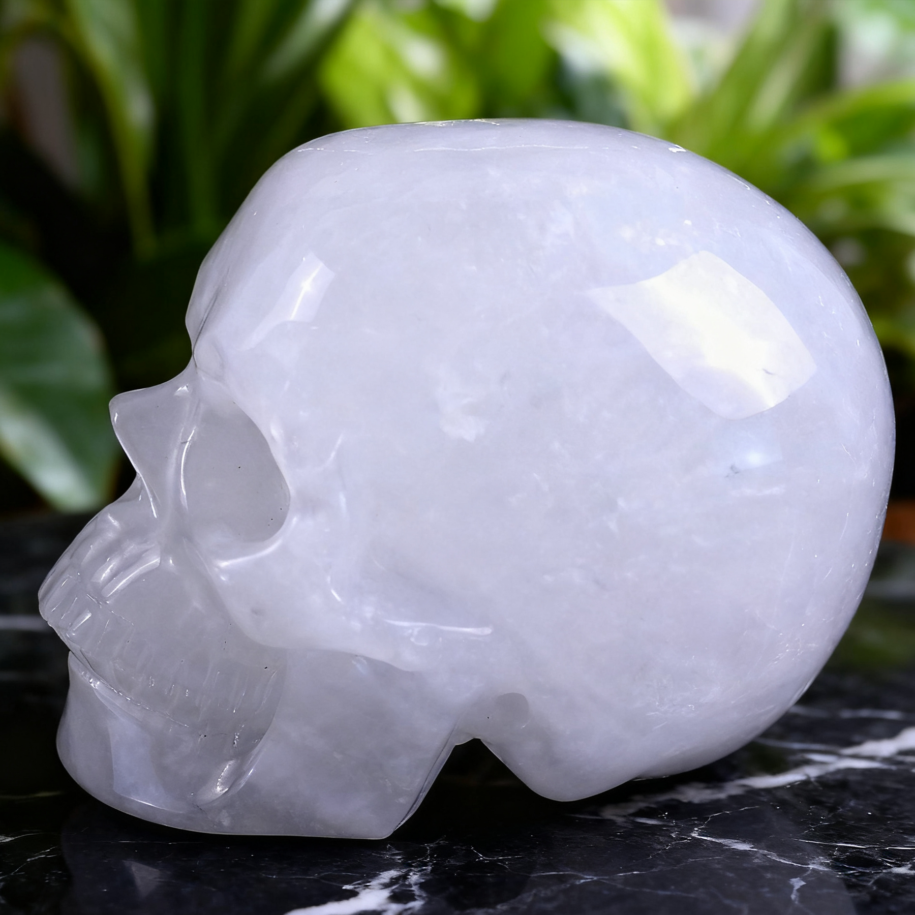 4.5 Inch Angola Quartz Crystal Skull — view 3