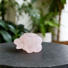 Rose Quartz Chibi Unicorn Carving — view 8