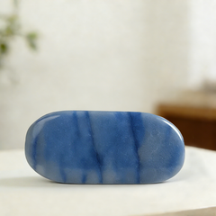 Blue Aventurine Swan Couple Carving – Sculpture — view 4