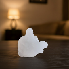Angola Quartz Puppy Carving – Animal Sculpture — view 8